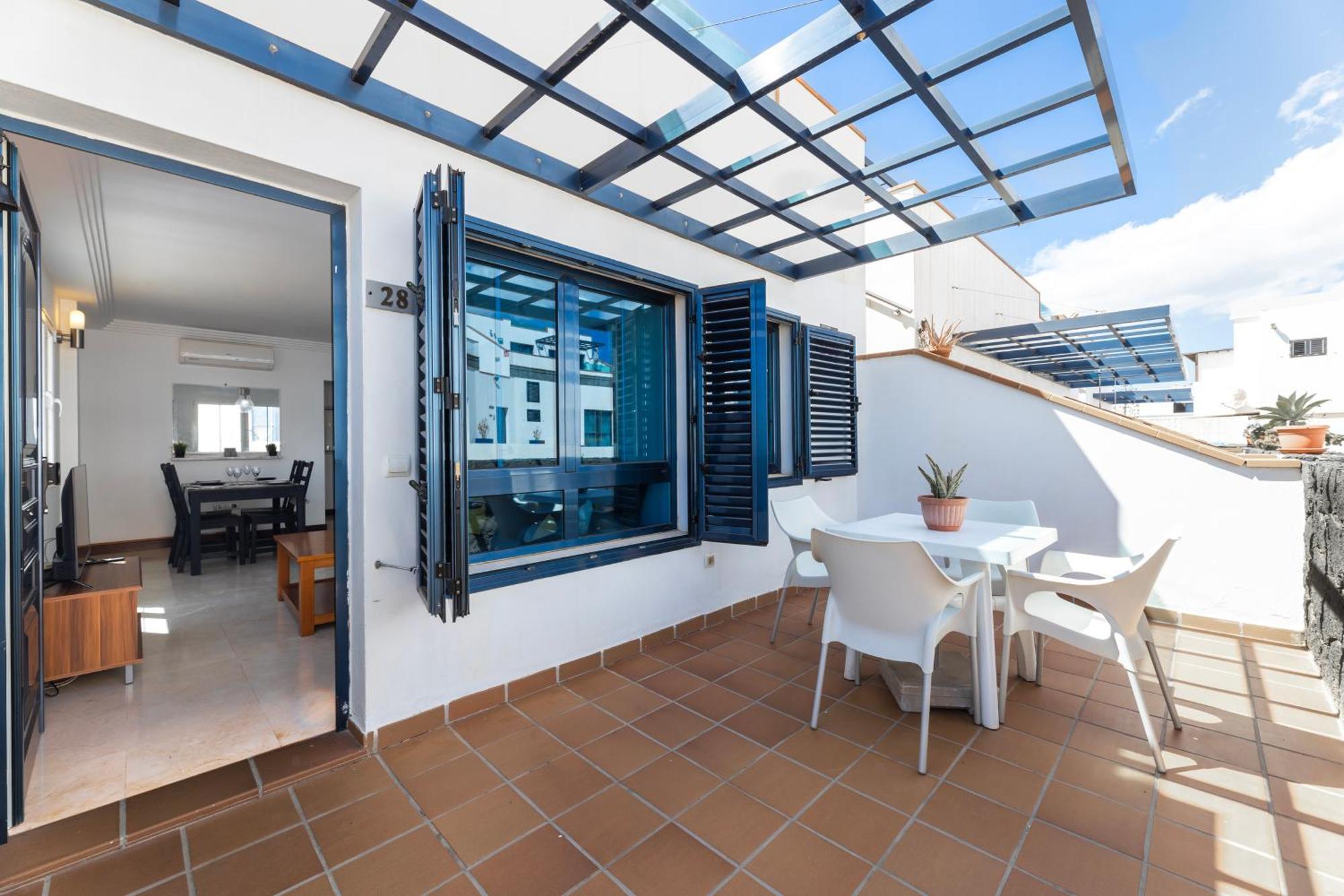 Home2Book Bright Casa Rocio Playa Honda, Terrace Exterior foto
